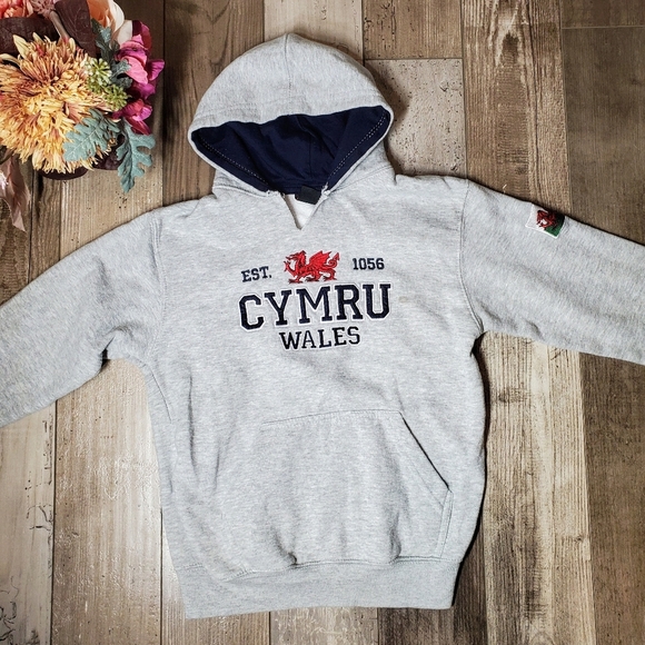 Manav Premier Clothing | Welsh Rugby | Hooded Sweatshirt | Size 8 | Pre-Owned - Picture 2 of 16